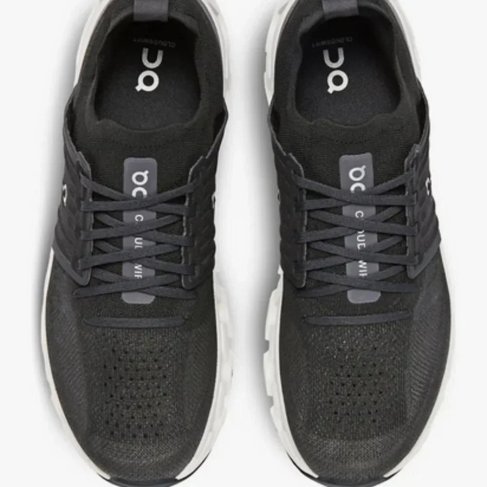 On Men's Cloudswift 3 Running Shoe In All Black. … - image 3